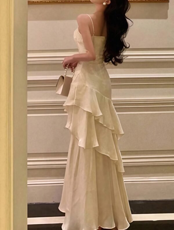 Women's Elegant Vintage Apricot Formal Ball Gown