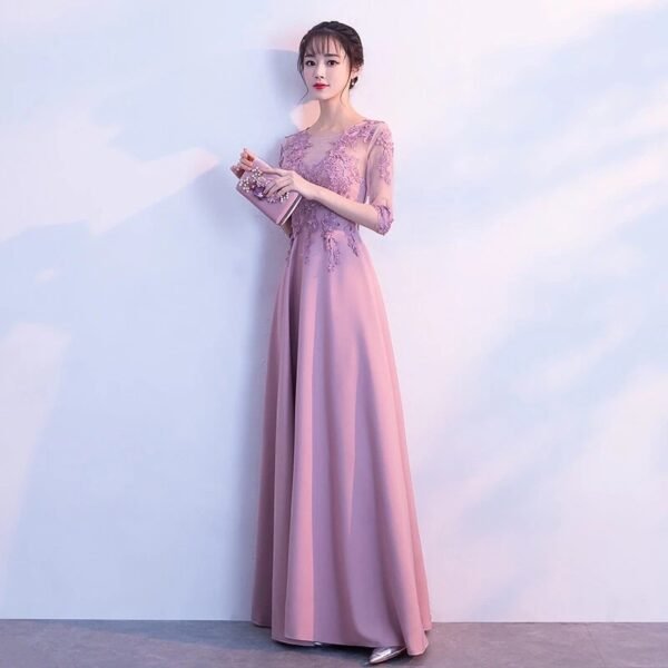 WhatsApp Image 2026-04-02 at 10.17.14 (1) Elegant V-neck Gown for Women